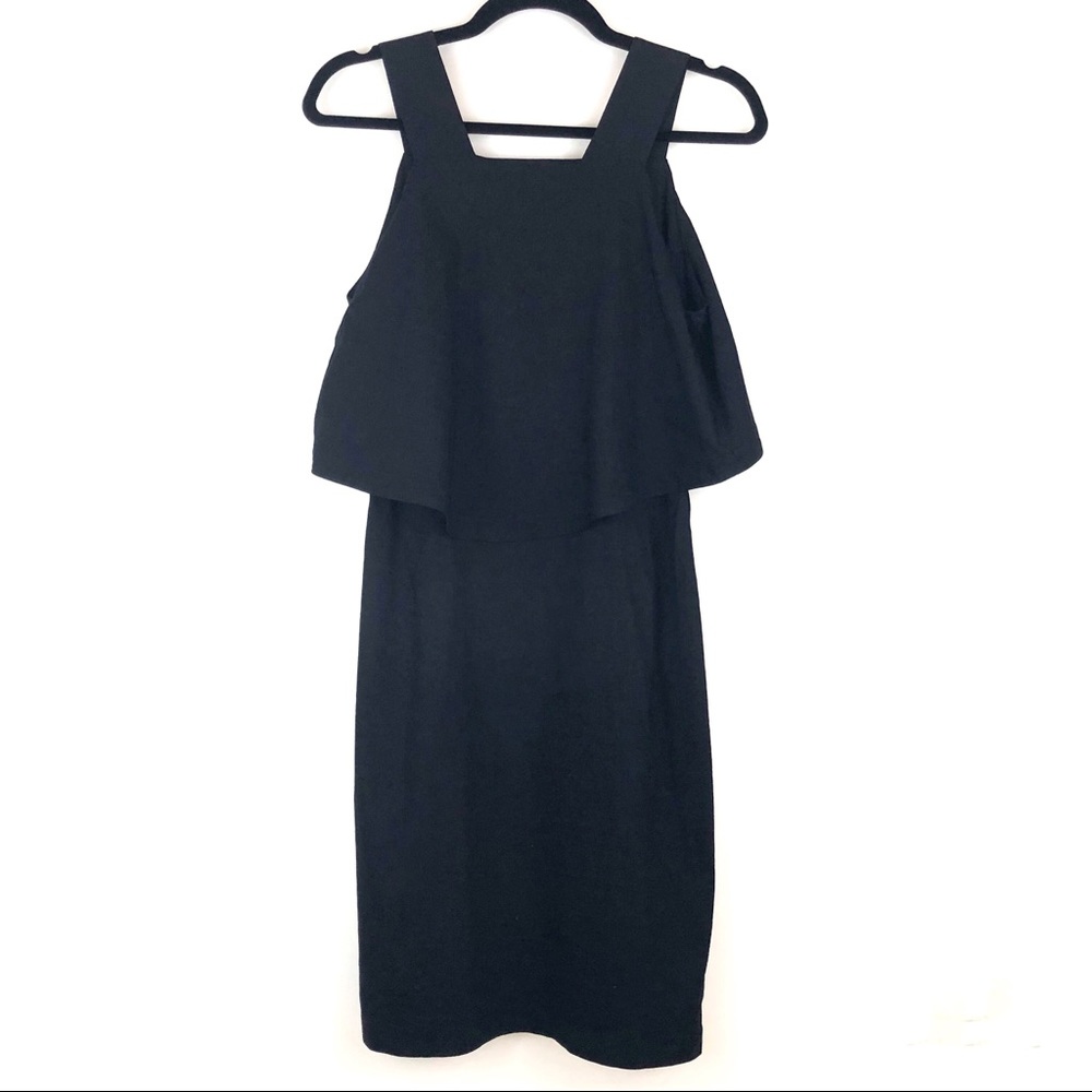 Theory Black Linen Landale Dress (sz 2)